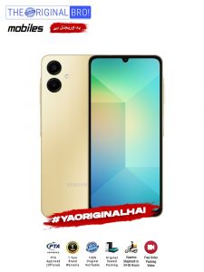 Samsung A06 - 4GB RAM - 128GB Storage - PTA Approved - 12 Months Warranty - Gold - The Original Bro Mobiles - TOB28